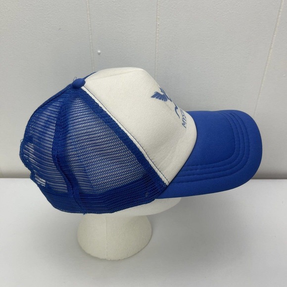 Mystic Trucker Hat Cap Blue White SnapBack Adjustable Mesh Back - Picture 7 of 12
